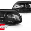 Prednja svjetla LED DayLine Xenon look (crna)