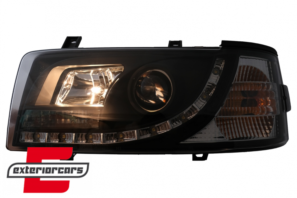 Prednja svjetla LED DayLight (crna) / VW T4 (1990-03.2003) - Slika 7
