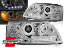 LED prednja svjetla DayLight LED žmigavci (chrome) / VW T5 (2003-2009)