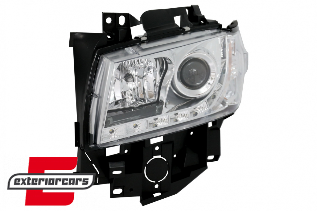 Prednja svjetla LED DayLight (chrome) / Volkswagen T4 Bus (08.1996-03.2003) - Slika 3