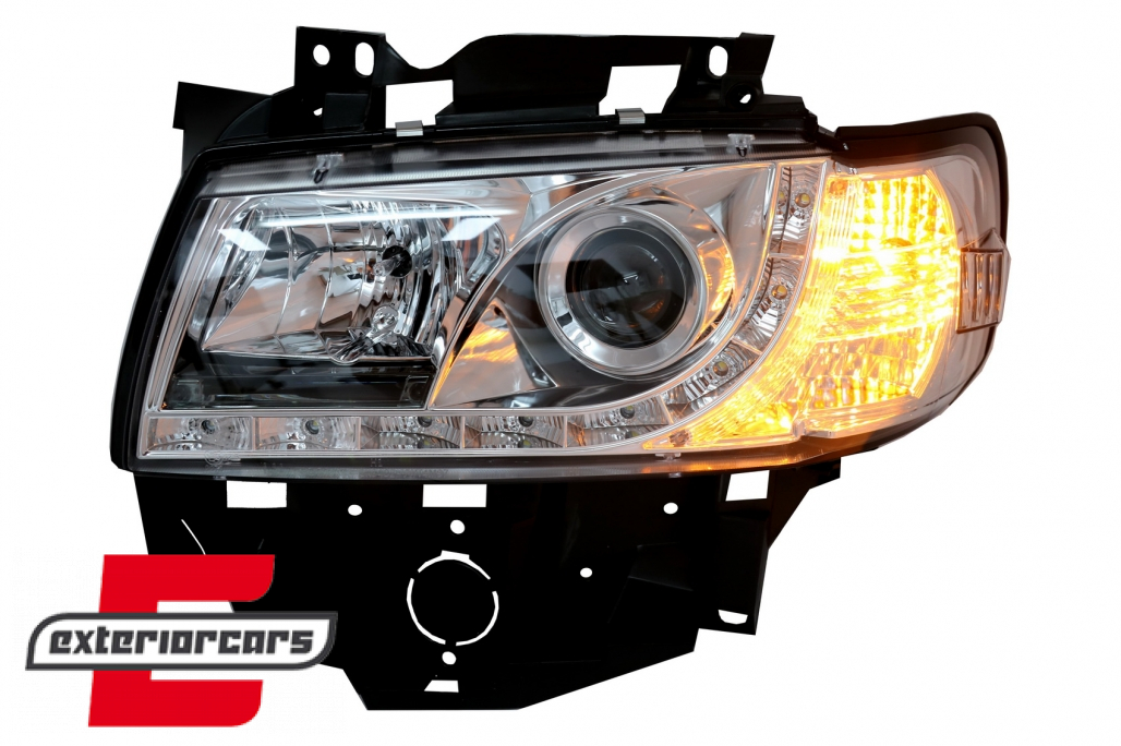 Prednja svjetla LED DayLight (chrome) / Volkswagen T4 Bus (08.1996-03.2003) - Slika 6