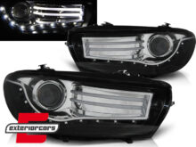 LED prednja svjetla (crna) / Volkswagen Scirocco (2008-04.2014)