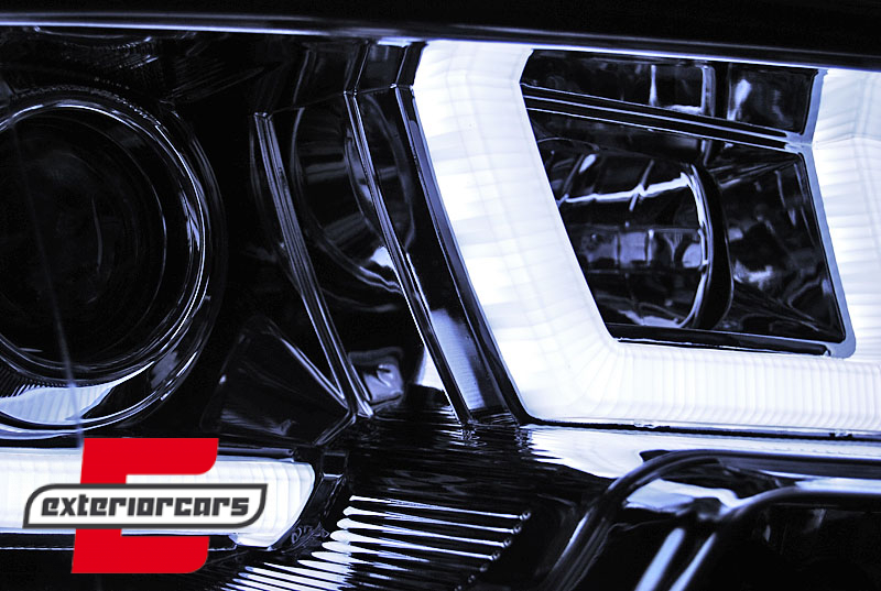 Prednja svjetla U-dizajn LED DRL Xenon look (chrome) / VW T5.1 (2010-2015) - Slika 4