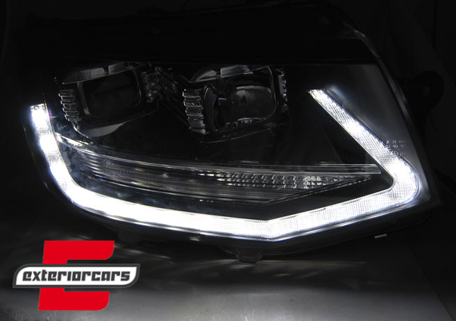 Prednja svjetla LED TrueDRL (crna) / VW T6 (2015-2019) - Slika 2