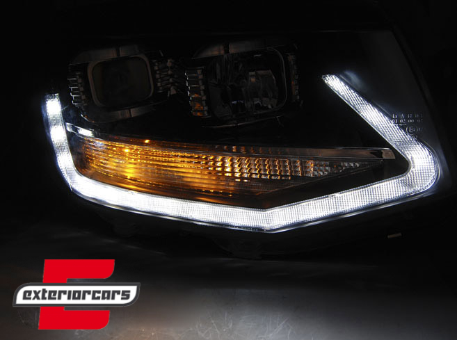 Prednja svjetla LED TrueDRL (crna) / VW T6 (2015-2019) - Slika 3
