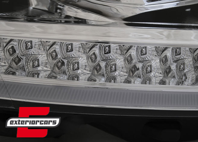 LED prednja svjetla TubeLight dizajn (chrome) / VW T6 (2015-2019) - Slika 2