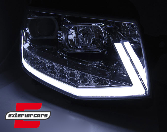 LED prednja svjetla TubeLight dizajn (chrome) / VW T6 (2015-2019) - Slika 3