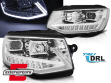 LED prednja svjetla TubeLight dizajn (chrome) / VW T6 (2015-2019)