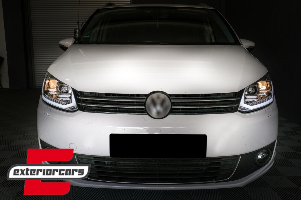 LED prednja svjetla TubeLight SEQ žmigavci (chrome) / Volkswagen Touran (08.2010-2015) - Slika 8