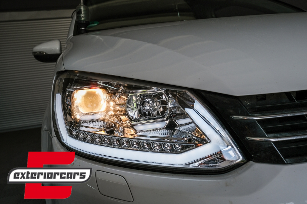 LED prednja svjetla TubeLight SEQ žmigavci (chrome) / Volkswagen Touran (08.2010-2015) - Slika 9