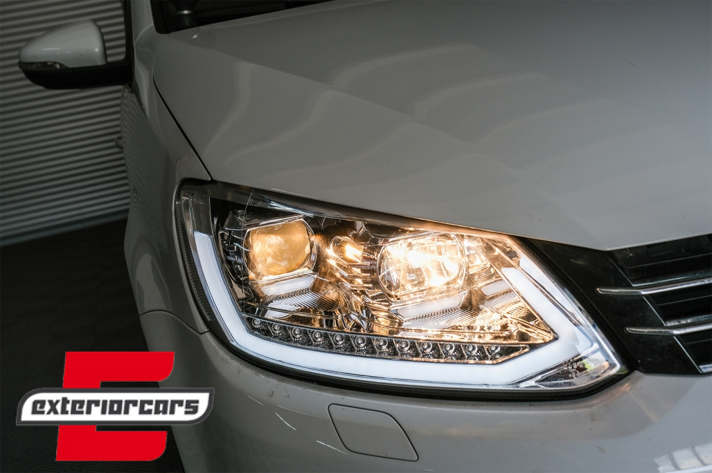LED prednja svjetla TubeLight SEQ žmigavci (chrome) / Volkswagen Touran (08.2010-2015) - Slika 11