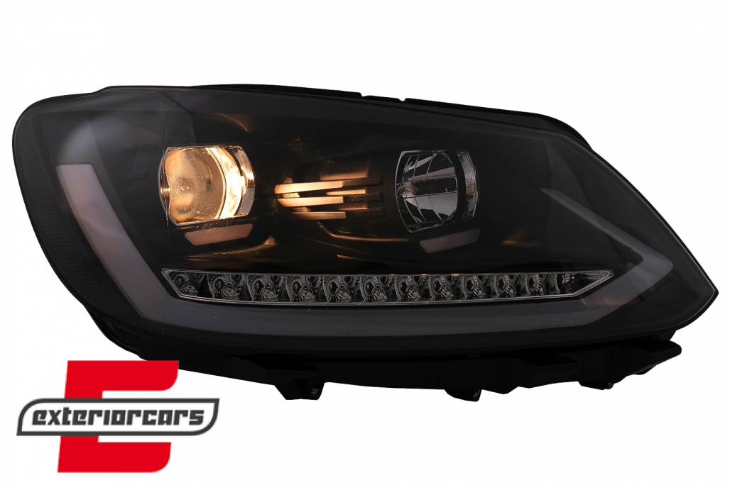 LED prednja svjetla TubeLight SEQ žmigavci (crna) / Volkswagen Touran (08.2010-2015) - Slika 12