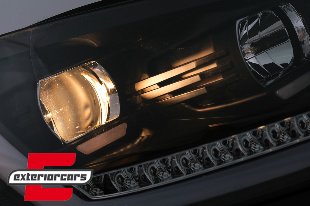 LED prednja svjetla TubeLight SEQ žmigavci (crna) / Volkswagen Touran (08.2010-2015) - Slika 14