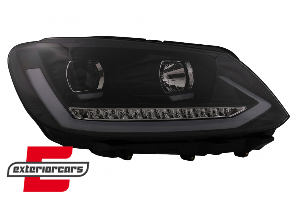LED prednja svjetla TubeLight SEQ žmigavci (crna) / Volkswagen Touran (08.2010-2015) - Slika 15