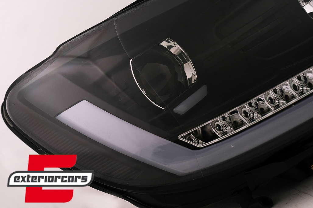 LED prednja svjetla TubeLight SEQ žmigavci (crna) / Volkswagen Touran (08.2010-2015) - Slika 17
