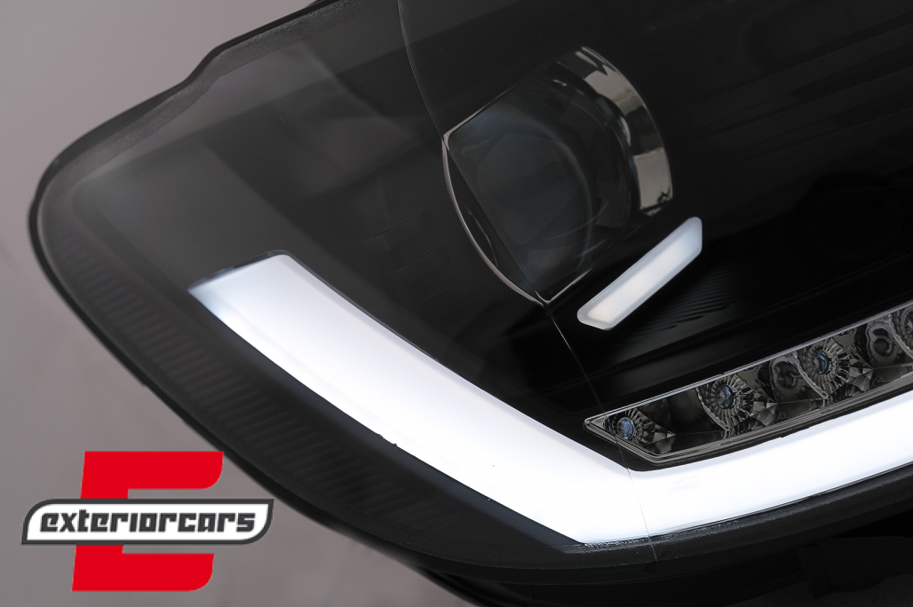 LED prednja svjetla TubeLight SEQ žmigavci (crna) / Volkswagen Touran (08.2010-2015) - Slika 4