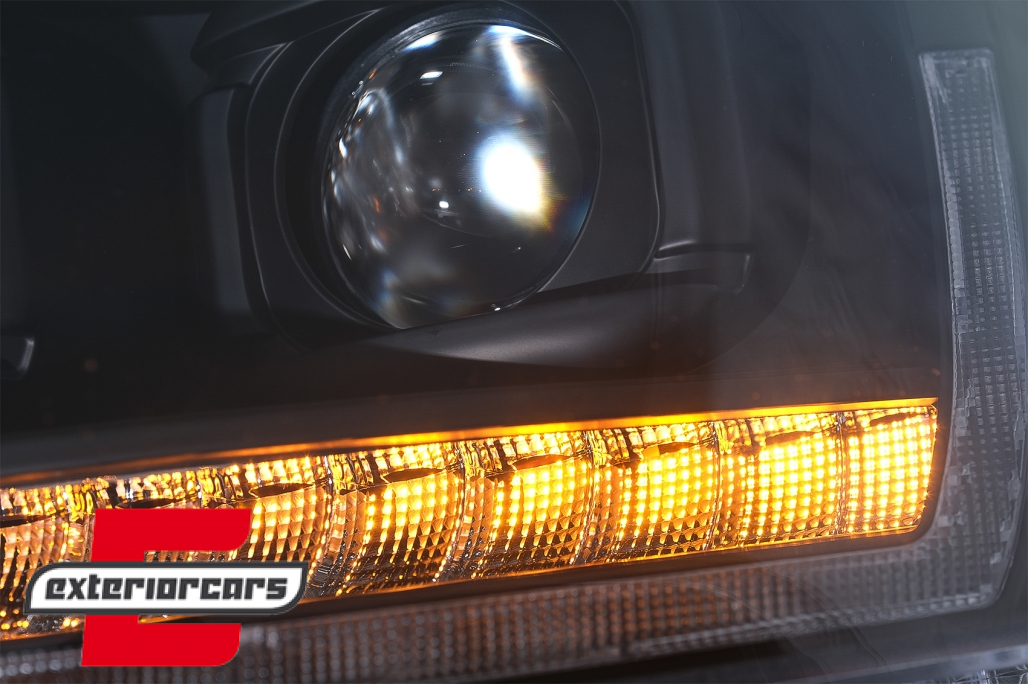 LED prednja svjetla TubeLight SEQ žmigavci (crna) / VW T5.1 (2010-2015) - Slika 11
