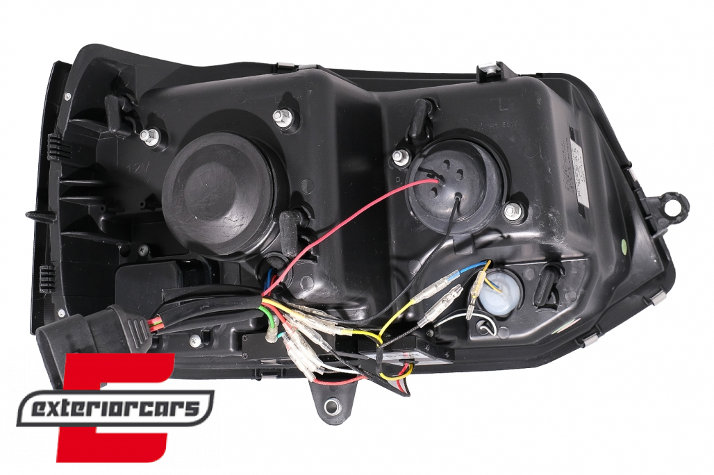 LED prednja svjetla TubeLight SEQ žmigavci (crna) / VW T5.1 (2010-2015) - Slika 13