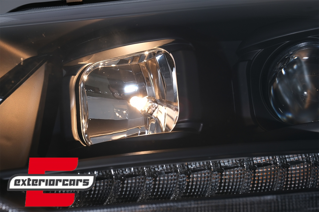 LED prednja svjetla TubeLight SEQ žmigavci (crna) / VW T5.1 (2010-2015) - Slika 6
