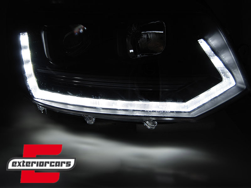 LED prednja svjetla TubeLight SEQ žmigavci T6 look (chrome) / VW T5.1 (2010-2015) - Slika 2