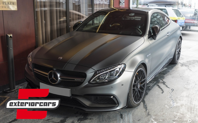 Naljepnice C63 AMG Edition 1 dizajn (tamno siva) / MERCEDES C205 Coupe A205 Cabrio (2014-2020) - Slika 11