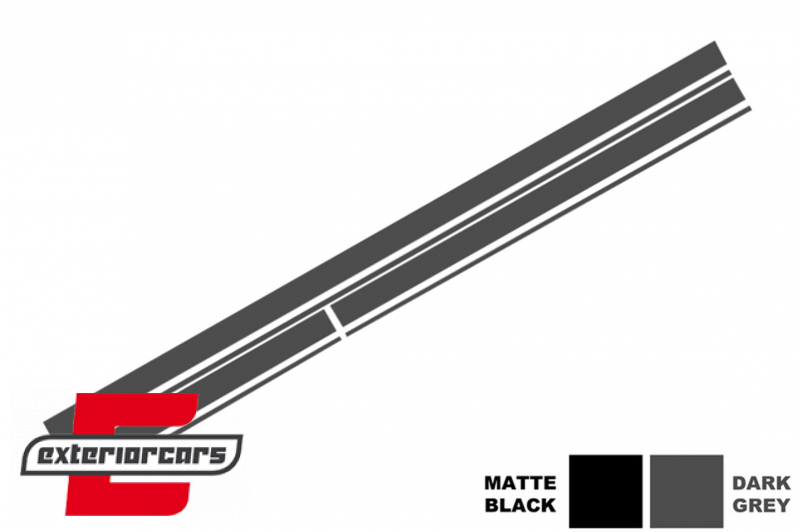 Naljepnice C63 AMG Edition 1 dizajn (tamno siva) / MERCEDES C205 Coupe A205 Cabrio (2014-2020) - Slika 3