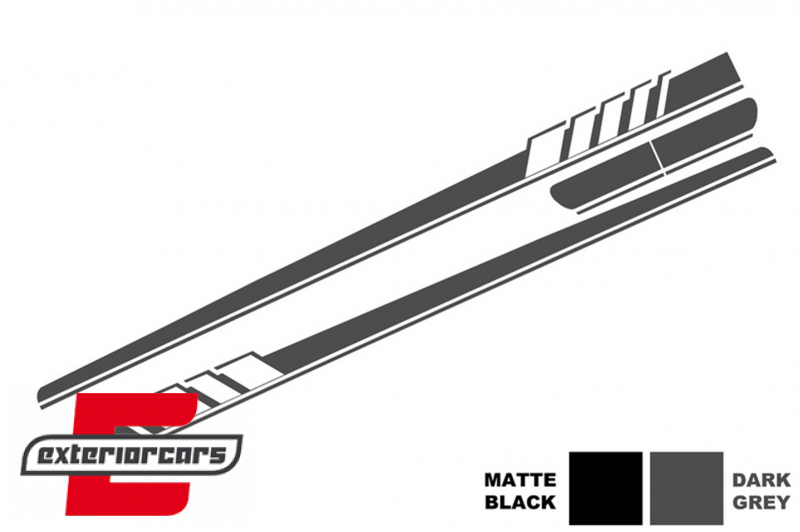 Naljepnice C63 AMG Edition 1 dizajn (tamno siva) / MERCEDES C205 Coupe A205 Cabrio (2014-2020) - Slika 6