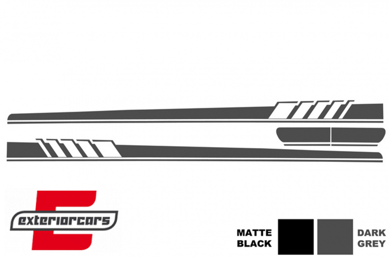 Naljepnice C63 AMG Edition 1 dizajn (tamno siva) / MERCEDES C205 Coupe A205 Cabrio (2014-2020) - Slika 7