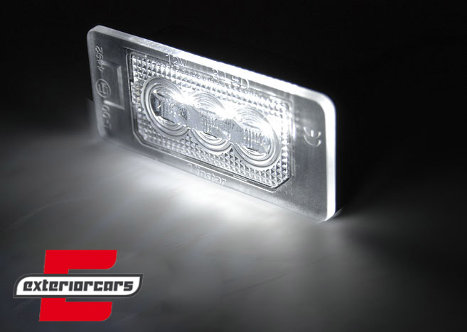 LED svjetla registarske pločice / VW GOLF 6 karavan JETTA 6 PASSAT B7 karavan SHARAN II ŠKODA Octavia Rapid Fabia 3 SEAT Alhambra Ibiza ST - Slika 3