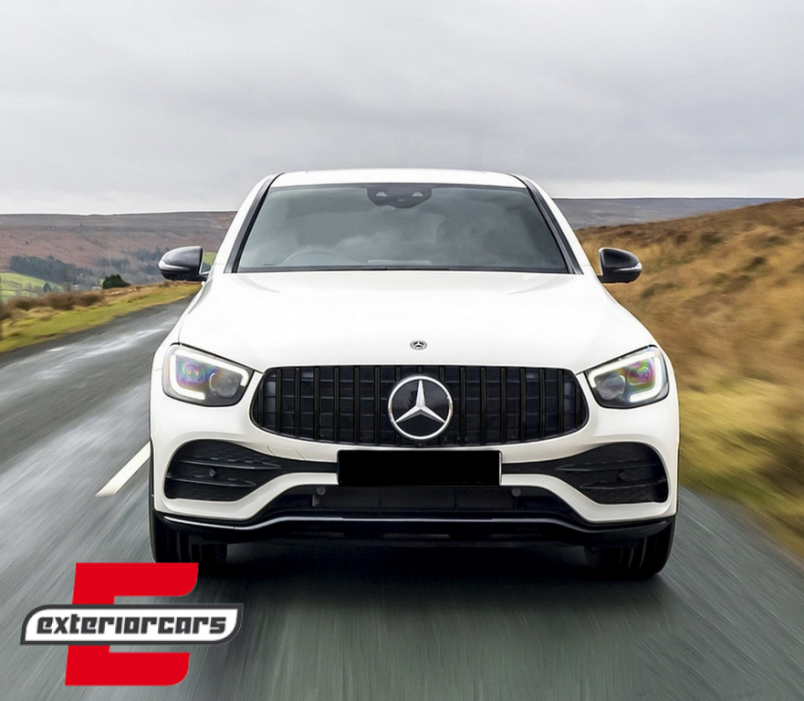 Prednja maska GT-R Panamericana dizajn (piano crna) / Mercedes GLC X253 C253 Facelift (2020-2022) - Slika 6