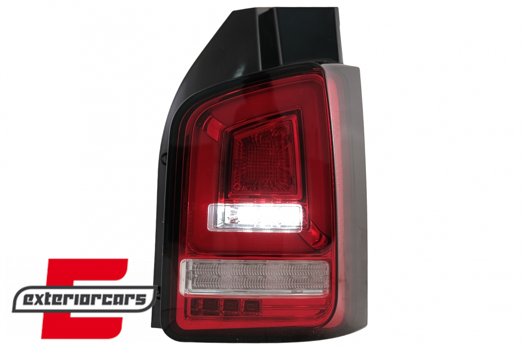 Full LED stražnja svjetla LedBar SEQ žmigavci (crvena/kristal) / Volkswagen T5.1 (04.2010-2015) - Slika 15