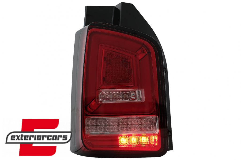 Full LED stražnja svjetla LedBar SEQ žmigavci (crvena/kristal) / Volkswagen T5.1 (04.2010-2015) - Slika 17