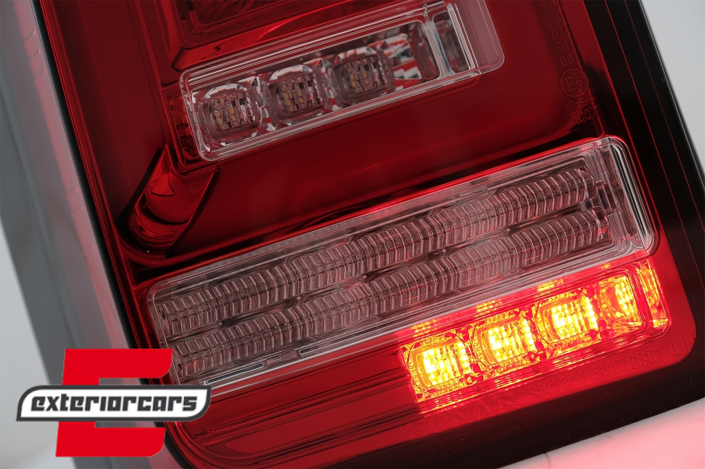 Full LED stražnja svjetla LedBar SEQ žmigavci (crvena/kristal) / Volkswagen T5.1 (04.2010-2015) - Slika 18