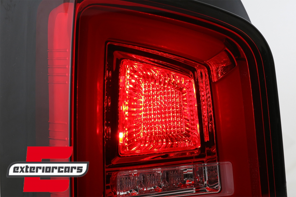 Full LED stražnja svjetla LedBar SEQ Žmigavci (crvena/kristal) / Volkswagen T5 (04.2003-2009) - Slika 16