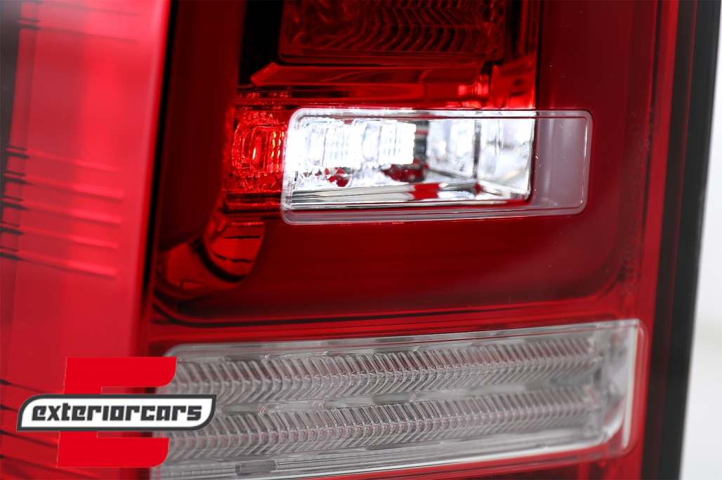 Full LED stražnja svjetla LedBar SEQ Žmigavci (crvena/kristal) / Volkswagen T5 (04.2003-2009) - Slika 18
