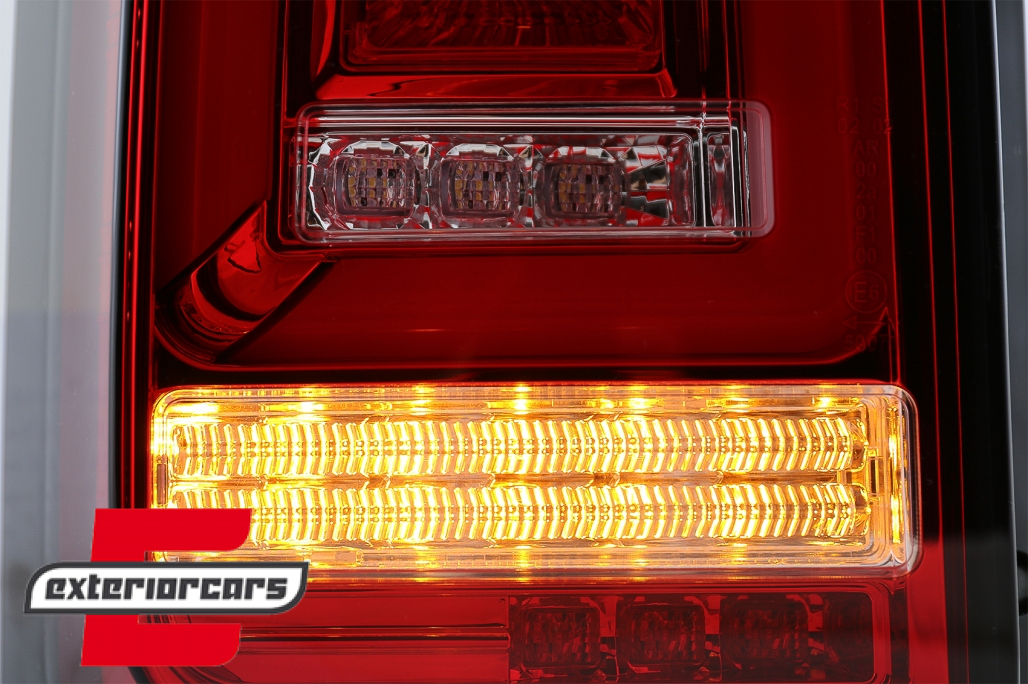 Full LED stražnja svjetla LedBar SEQ Žmigavci (crvena/kristal) / Volkswagen T5 (04.2003-2009) - Slika 10