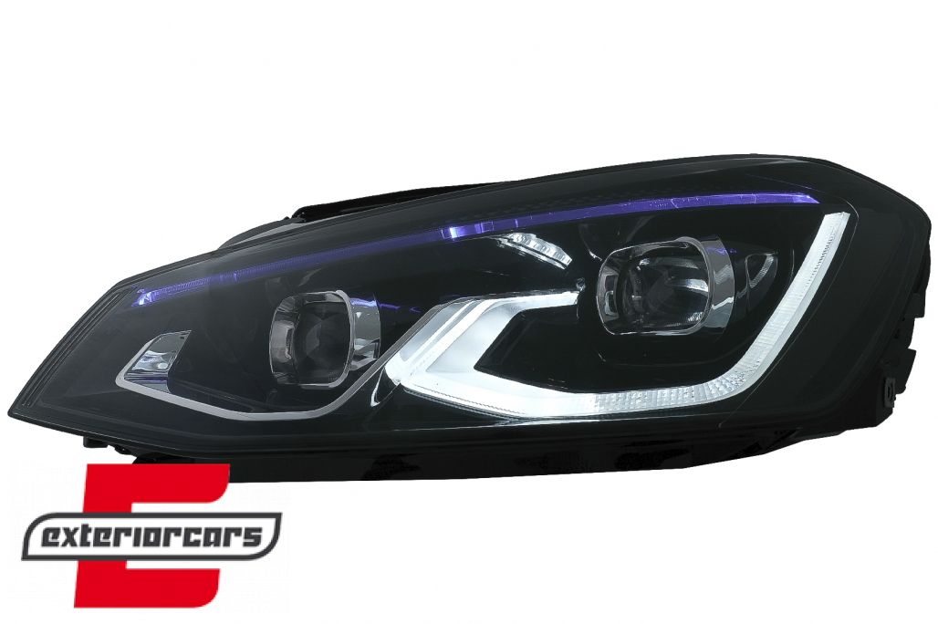 Full LED prednja svjetla (crna) / VW Golf 7 VII (2012-2017) - Slika 3