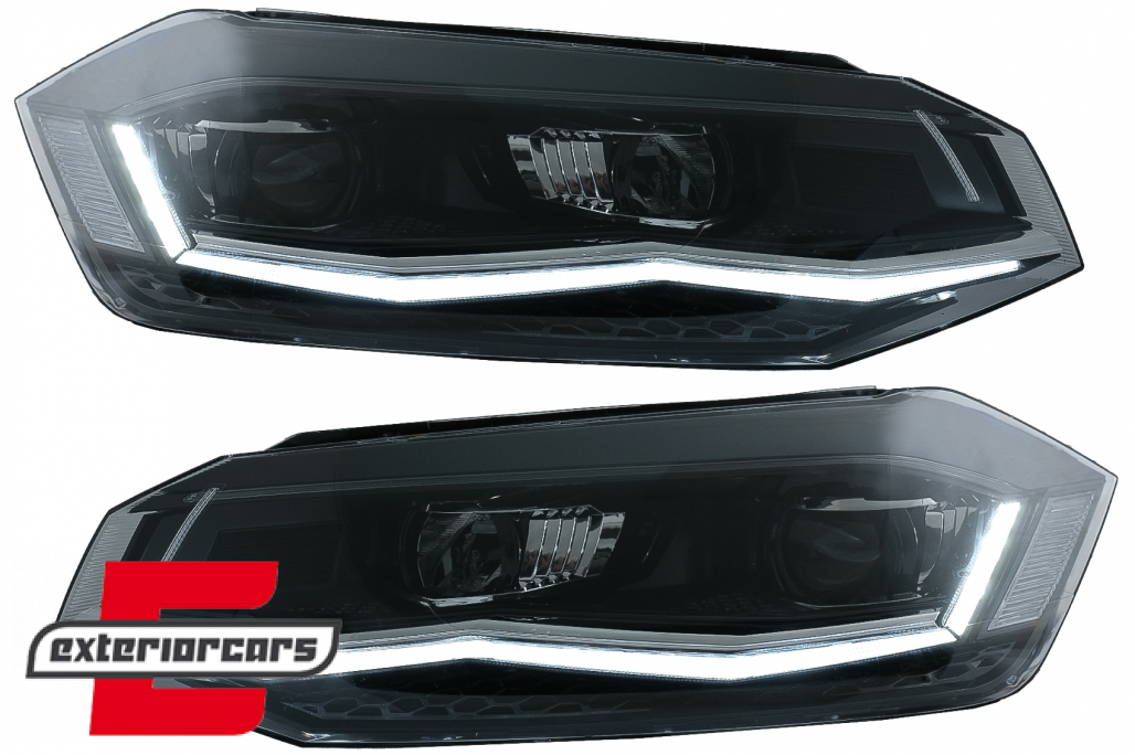 Prednja svjetla LED DRL SEQ žmigavci / VW Polo AW 2G (2018-2021) - Slika 2
