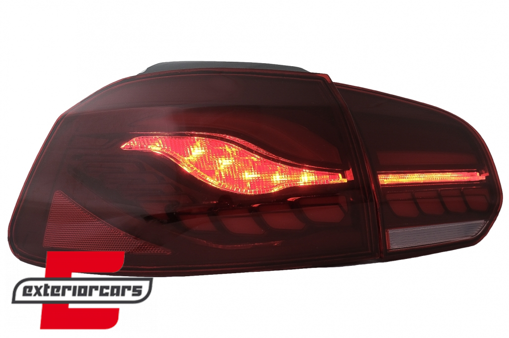 OLED Full LED stražnja svjetla SEQ žmigavci (crvena) / VW Golf 6 VI (2008-2013) - Slika 11