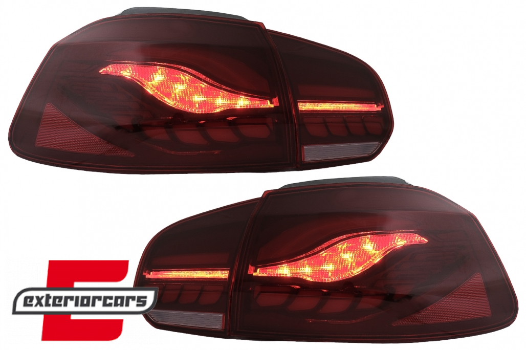 OLED Full LED stražnja svjetla SEQ žmigavci (crvena) / VW Golf 6 VI (2008-2013) - Slika 12