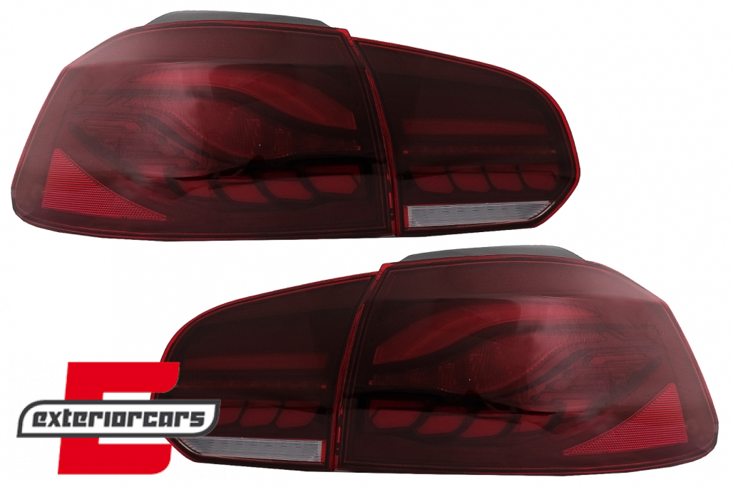 OLED Full LED stražnja svjetla SEQ žmigavci (crvena) / VW Golf 6 VI (2008-2013) - Slika 18
