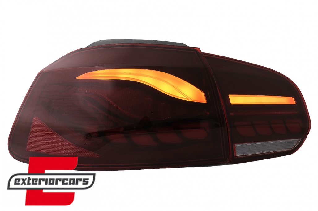 OLED Full LED stražnja svjetla SEQ žmigavci (crvena) / VW Golf 6 VI (2008-2013) - Slika 8