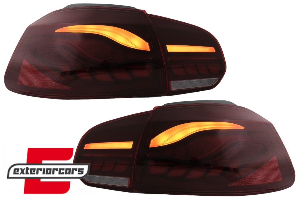 OLED Full LED stražnja svjetla SEQ žmigavci (crvena) / VW Golf 6 VI (2008-2013) - Slika 9