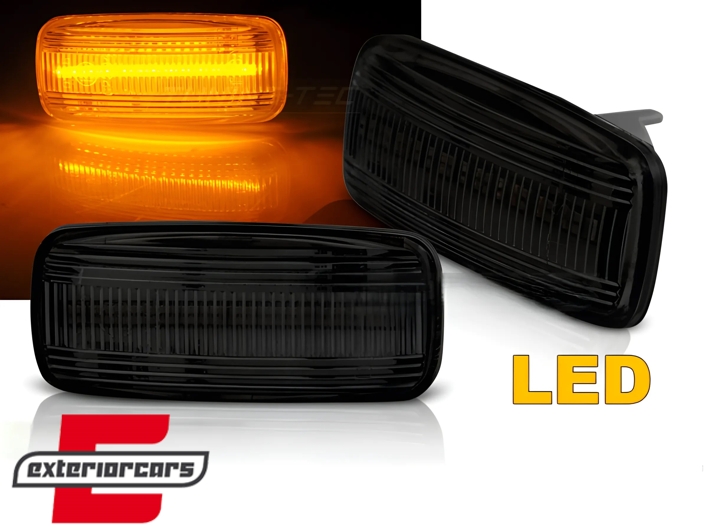 Bočni žmigavci LED (smoke) / Audi A3 8L (2000-2003) A4 B5 (1999-2001) A6 C5 (1997-2004) TT (1999-2006)
