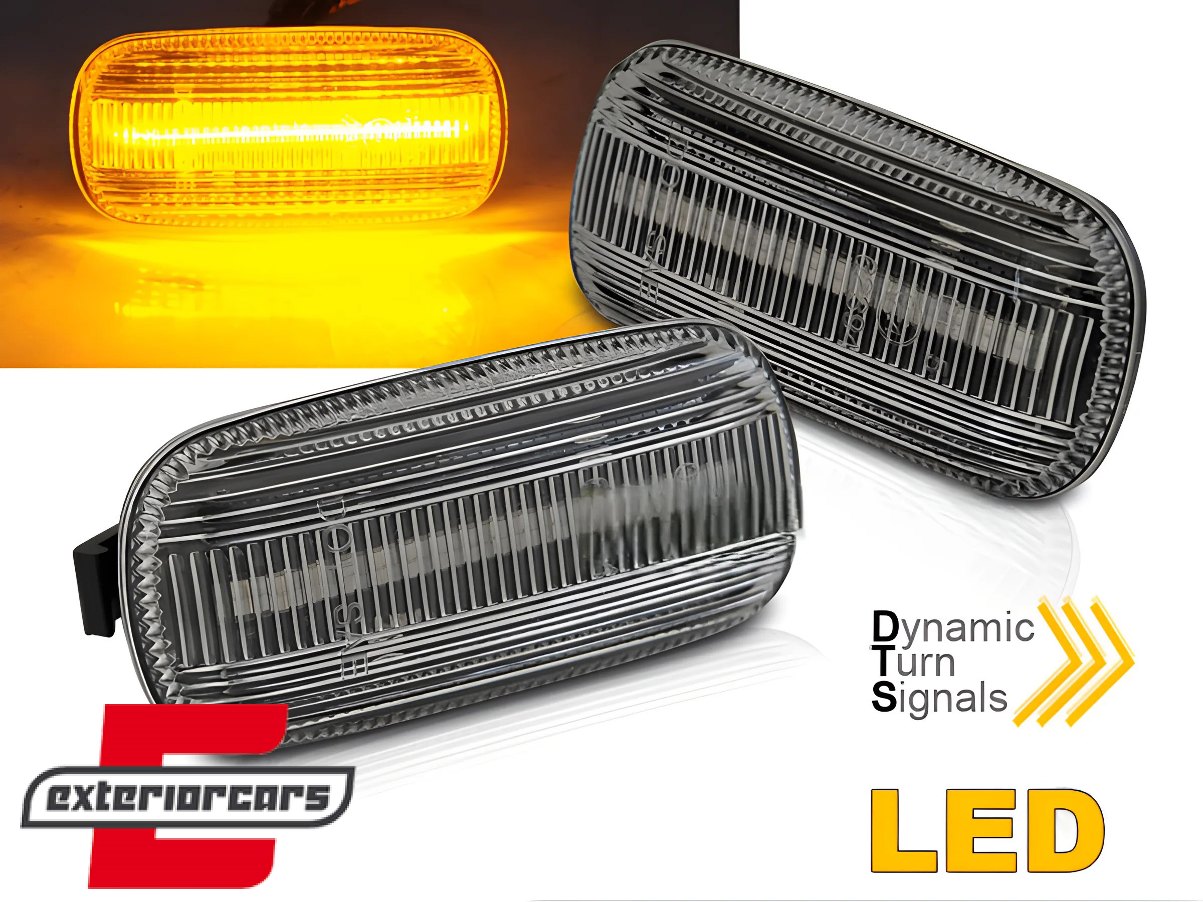 Bočni žmigavci LED SEQ (bijela) / AUDI A3 (2003-2012) A4 S4 RS4 (2001-2008) A6 (2004-2011)