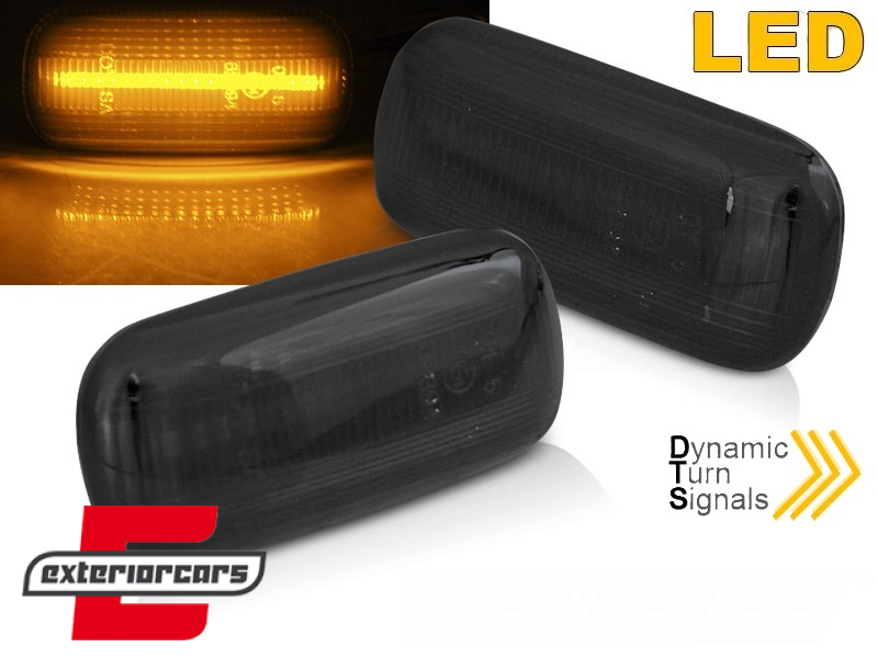 Bočni žmigavci LED SEQ (smoke) / AUDI A3 (2003-2012) A4 S4 RS4 (2001-2008) A6 (2004-2011)