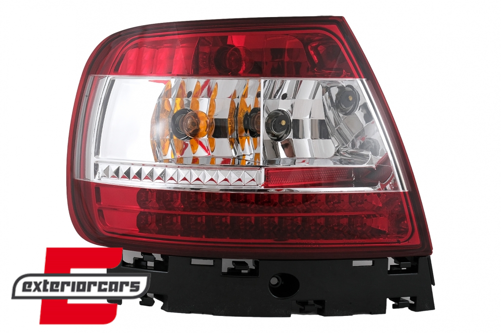 LED stražnja svjetla (crvena/kristal) / Audi A4 B5 (1994-09.2000) limuzina - Slika 2