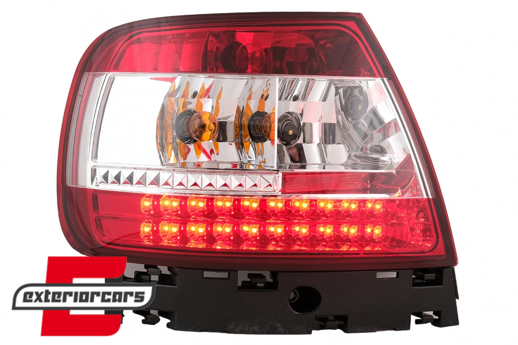 LED stražnja svjetla (crvena/kristal) / Audi A4 B5 (1994-09.2000) limuzina - Slika 4