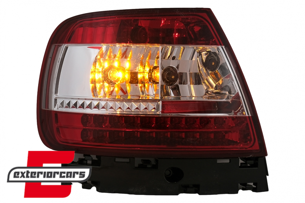 LED stražnja svjetla (crvena/kristal) / Audi A4 B5 (1994-09.2000) limuzina - Slika 6