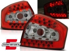 LED stražnja svjetla (crvena/kristal) / Audi A4 B6 (2000-2004) limuzina